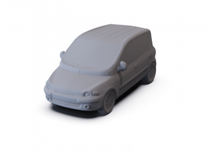 Fiat Multipla 1998 PRE-SUPPORTED 3Dモデル
