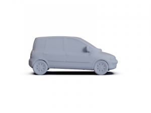 Fiat Multipla 1998 PRE-SUPPORTED 3D Модель