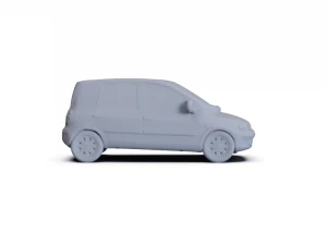 Fiat Multipla 1998 PRE-SUPPORTED 3D Model