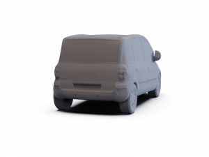 Fiat Multipla 1998 PRE-SUPPORTED 3D Модель