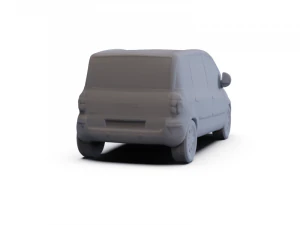 Fiat Multipla 1998 PRE-SUPPORTED 3D Model