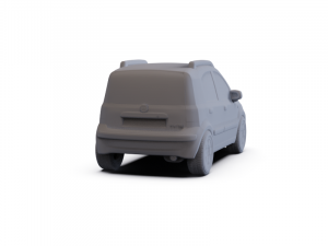 Fiat Panda 2011 PRE-SUPPORTED Modèle 3D