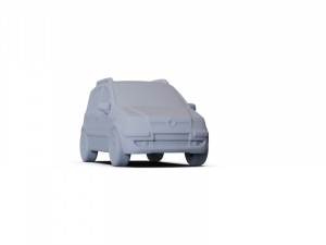 Fiat Panda 2011 PRE-SUPPORTED Modèle 3D