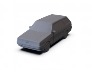 Fiat Regata Weekend 1984 PRE-SUPPORTED 3D Модель