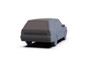 Fiat Regata Weekend 1984 PRE-SUPPORTED 3D Model