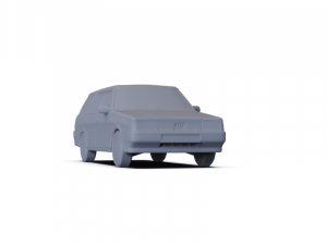 Fiat Regata Weekend 1984 PRE-SUPPORTED 3D Model