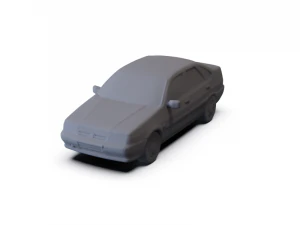 Fiat Tempra 1990 PR&Eacute;-SUPORTADO Modelo 3D