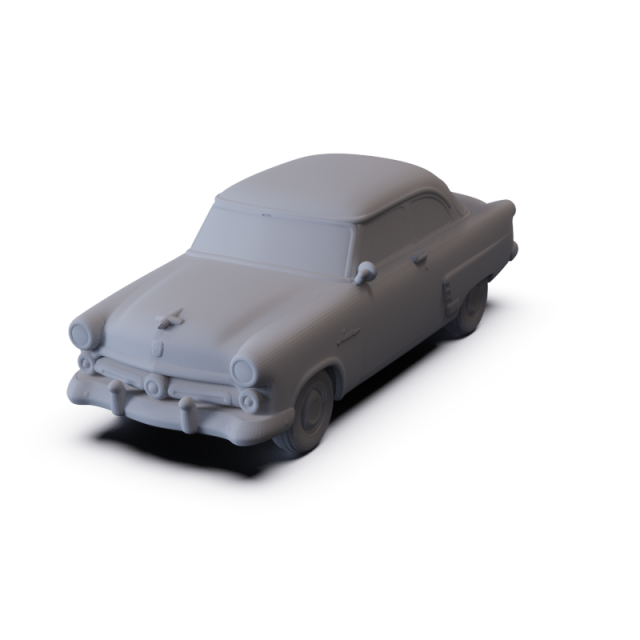 GAZ 12 Zim 1950 PRE-SUPPORTED Modèle 3D .c4d .max .obj .3ds .fbx .stl .blend 