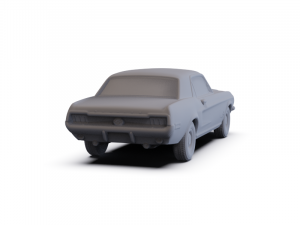 GAZ 12 Zim 1950 PRE-SUPPORTED Modèle 3D