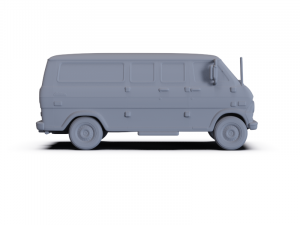 GAZ 12 Zim 1950 PRE-SUPPORTED Modèle 3D