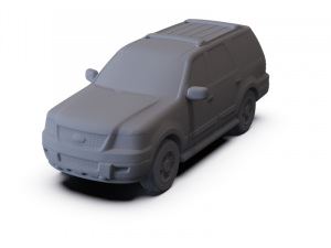 GAZ 12 Zim 1950 PRE-SUPPORTED Modèle 3D