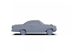 GAZ 12 Zim 1950 PRE-SUPPORTED Modèle 3D