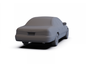 GAZ 12 Zim 1950 PRE-SUPPORTED Modèle 3D