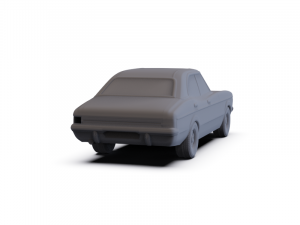 GAZ 12 Zim 1950 PRE-SUPPORTED Modèle 3D