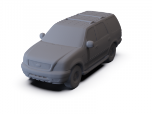 GAZ 12 Zim 1950 PRE-SUPPORTED Modèle 3D