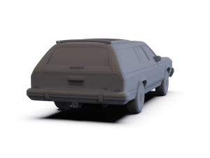 GAZ 12 Zim 1950 PRE-SUPPORTED Modèle 3D