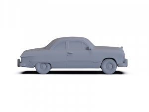 GAZ 12 Zim 1950 PRE-SUPPORTED Modèle 3D