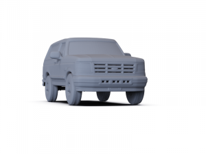 GAZ 12 Zim 1950 PRE-SUPPORTED Modèle 3D