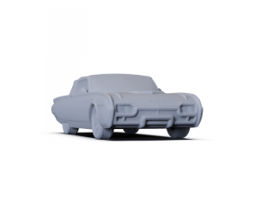 GAZ 12 Zim 1950 PRE-SUPPORTED Modèle 3D