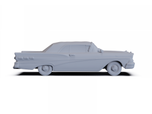GAZ 12 Zim 1950 PRE-SUPPORTED Modèle 3D
