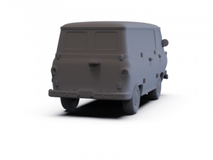GAZ 12 Zim 1950 PRE-SUPPORTED Modèle 3D