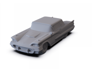 GAZ 12 Zim 1950 PRE-SUPPORTED Modèle 3D