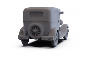 GAZ 12 Zim 1950 PRE-SUPPORTED Modèle 3D