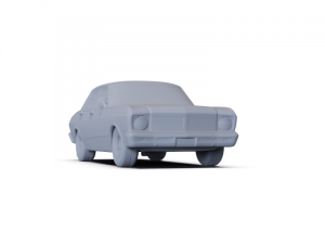 GAZ 12 Zim 1950 PRE-SUPPORTED Modèle 3D