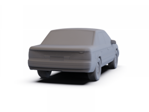 GAZ 12 Zim 1950 PRE-SUPPORTED Modèle 3D