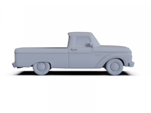 GAZ 12 Zim 1950 PRE-SUPPORTED Modèle 3D