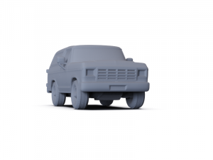 GAZ 12 Zim 1950 PRE-SUPPORTED Modèle 3D