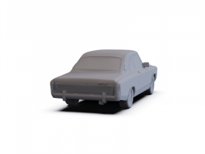 GAZ 12 Zim 1950 PRE-SUPPORTED Modèle 3D