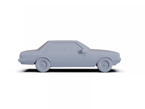 GAZ 12 Zim 1950 PRE-SUPPORTED Modèle 3D