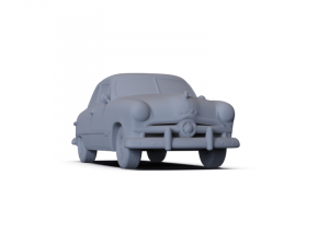 GAZ 12 Zim 1950 PRE-SUPPORTED Modèle 3D