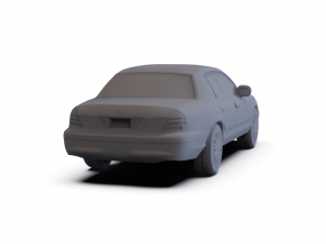 GAZ 12 Zim 1950 PRE-SUPPORTED Modèle 3D