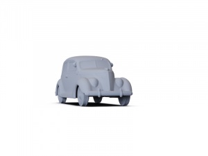 GAZ 12 Zim 1950 PRE-SUPPORTED Modèle 3D