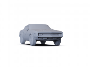 GAZ 12 Zim 1950 PRE-SUPPORTED Modèle 3D