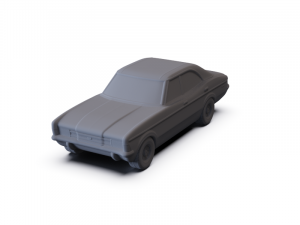GAZ 12 Zim 1950 PRE-SUPPORTED Modèle 3D