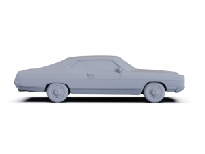 GAZ 12 Zim 1950 PRE-SUPPORTED Modèle 3D