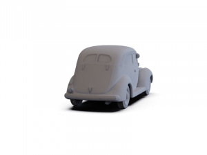 GAZ 12 Zim 1950 PRE-SUPPORTED Modèle 3D