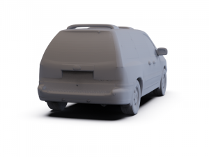 GAZ 12 Zim 1950 PRE-SUPPORTED Modèle 3D