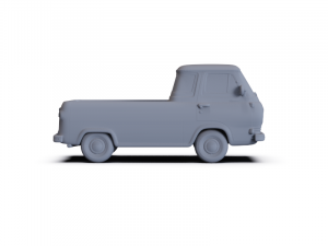 GAZ 12 Zim 1950 PRE-SUPPORTED Modèle 3D