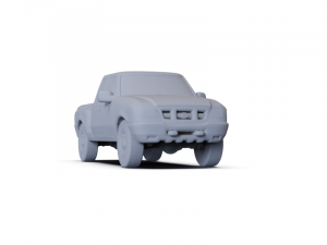 GAZ 12 Zim 1950 PRE-SUPPORTED Modèle 3D