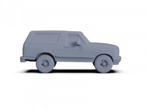 GAZ 12 Zim 1950 PRE-SUPPORTED Modèle 3D