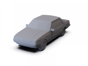 GAZ 12 Zim 1950 PRE-SUPPORTED Modèle 3D