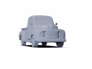 GAZ 12 Zim 1950 PRE-SUPPORTED Modèle 3D