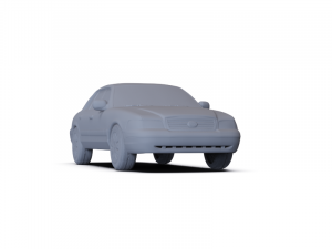 GAZ 12 Zim 1950 PRE-SUPPORTED Modèle 3D