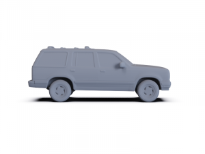 GAZ 12 Zim 1950 PRE-SUPPORTED Modèle 3D