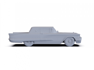 GAZ 12 Zim 1950 PRE-SUPPORTED Modèle 3D