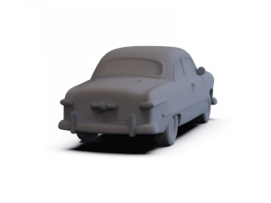 GAZ 12 Zim 1950 PRE-SUPPORTED Modèle 3D